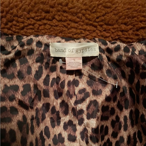 band of gypsies sherpa teddy coat - Picture 3 of 4